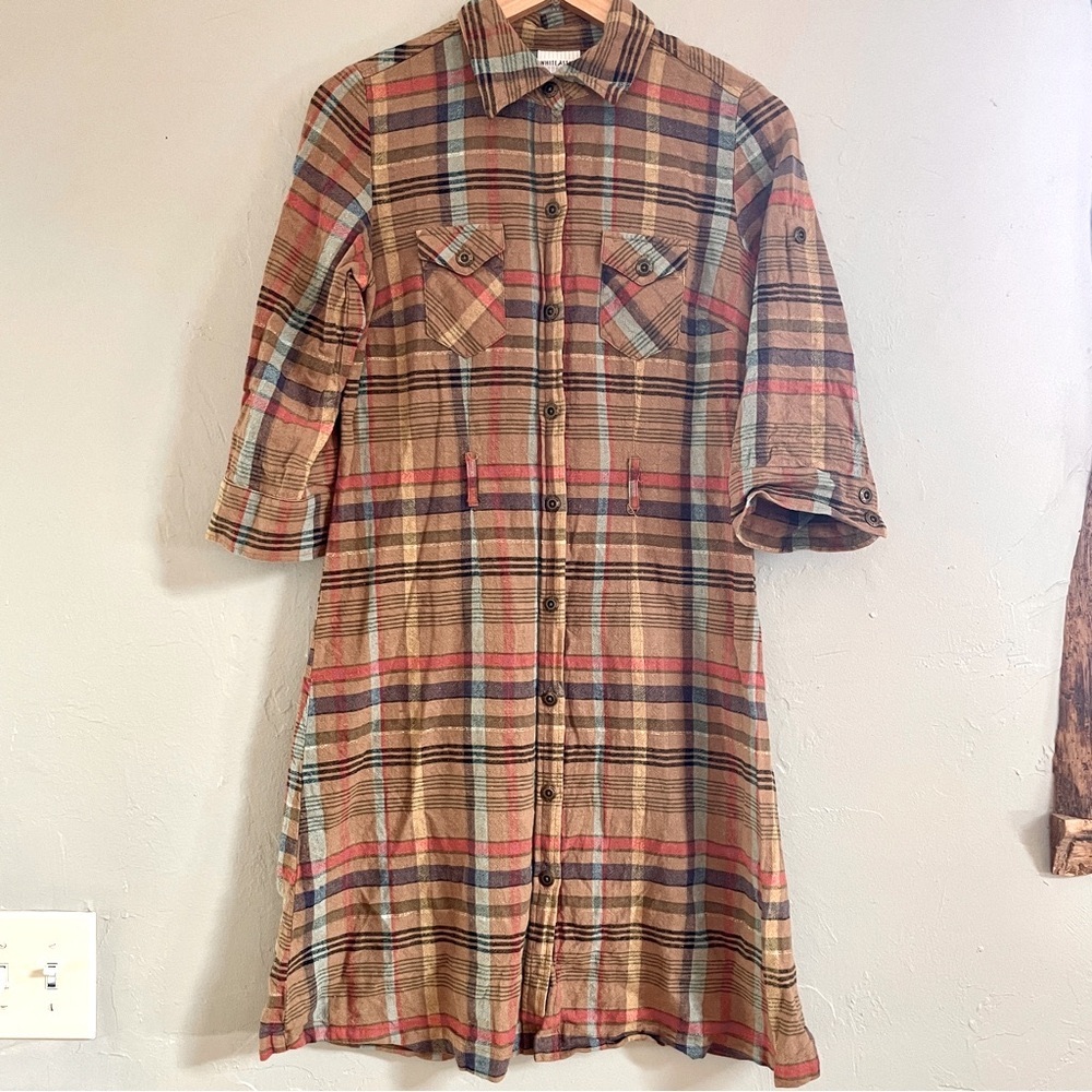 Vintage | Plaid shirt dress